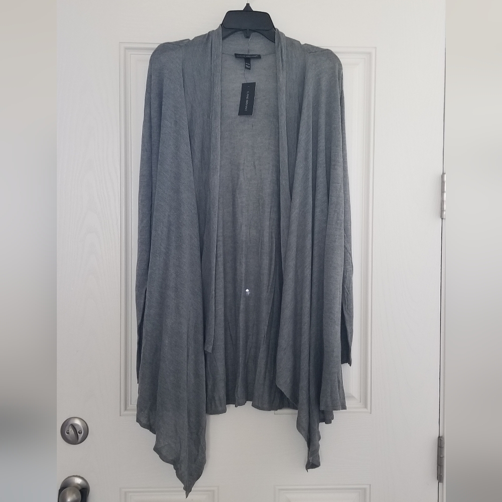 Lane Bryant Flowy Grey Cardigan